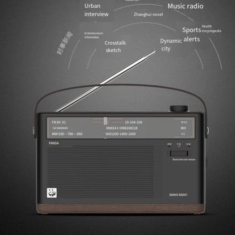 

Портативное FM AM SW радио, классические винтажные многодиапазонные радиоприемники, приемник, встроенный динамик, поддержка батарей, воспроизведение наушников 3,5 мм