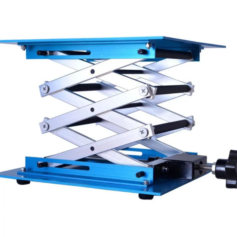 Manual lifting bracket heightened aluminum oxide table Small platform Laboratory stainless steel lifting table