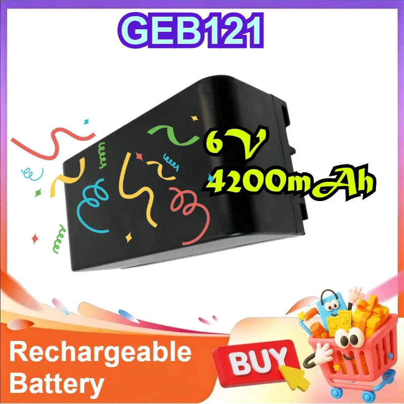 

GEB121 for Leica TC802 TPS300/400/700/800/1100 TC402 TCR402 TC702 6V 4200mAh Total Station Battery