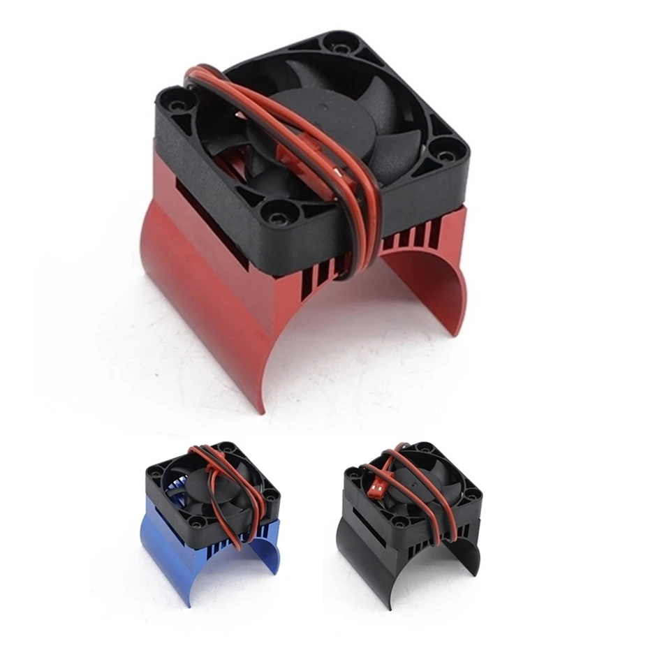 42mm Motor Cooling Fan Heat Sink for Traxxas 1/10 E-Revo E-Maxx Summit Arrma 1/8 Kraton Talion Typhon RC Car