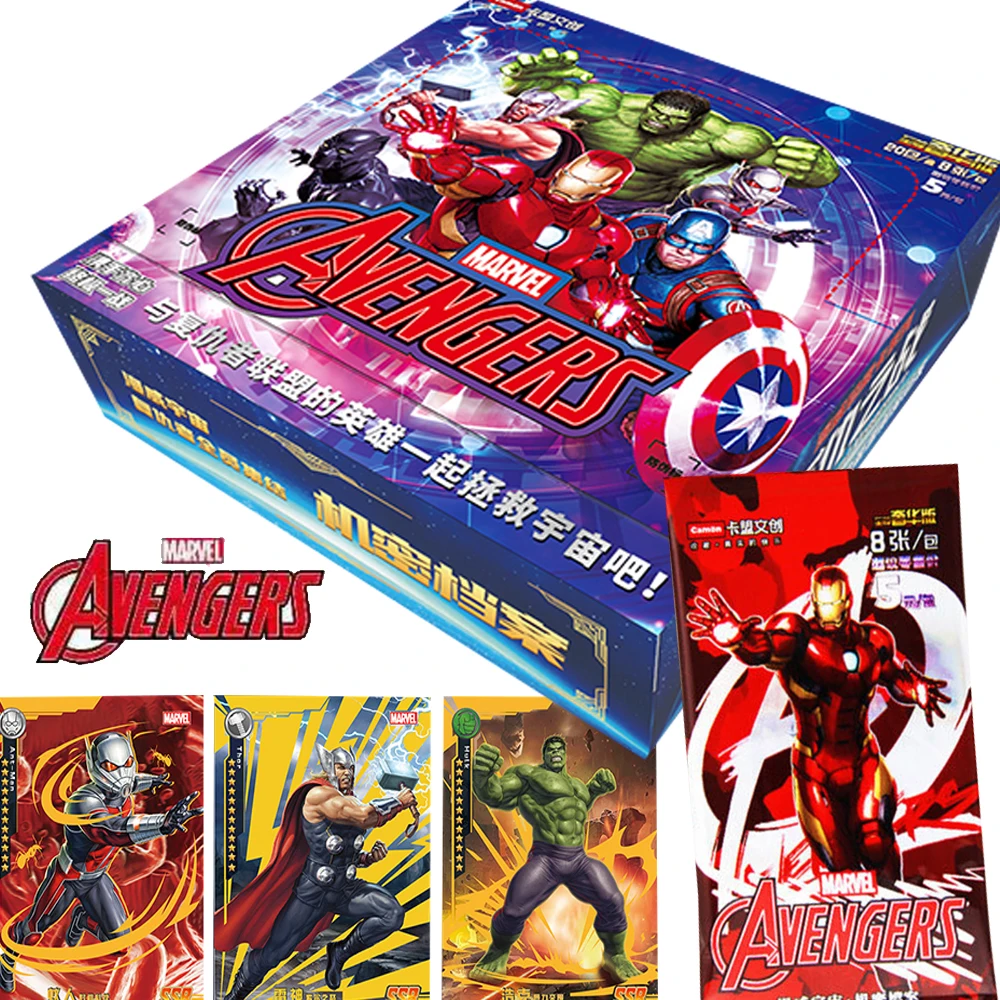 

Genuine Marvel Collection Cards American Science Fiction Movies Popular Characters Platinum Puzzle Cards Toys and Hobbies Gifts