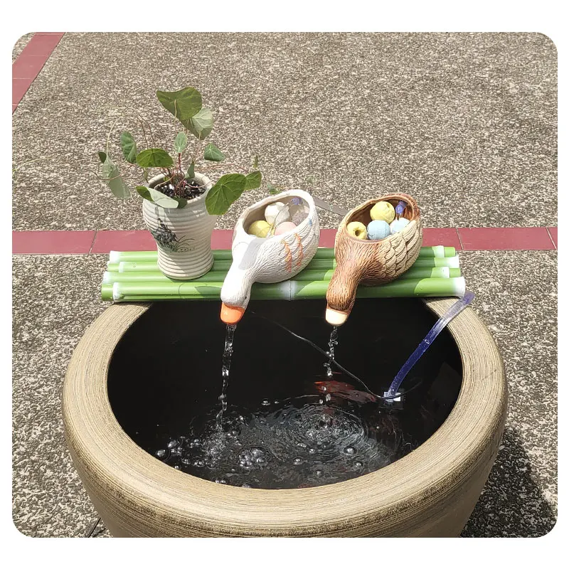 

Solar fish tank filter circulating water pump rockery flowing water ornament fountain large flow DC battery photovoltaic