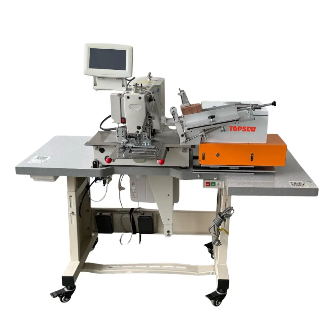 

ATV&UTVTOPSEW Automatic Label Attaching Machine Auto Label Applicator Machine for Clothing Factory Use Garment TS-2210-VC-LB
