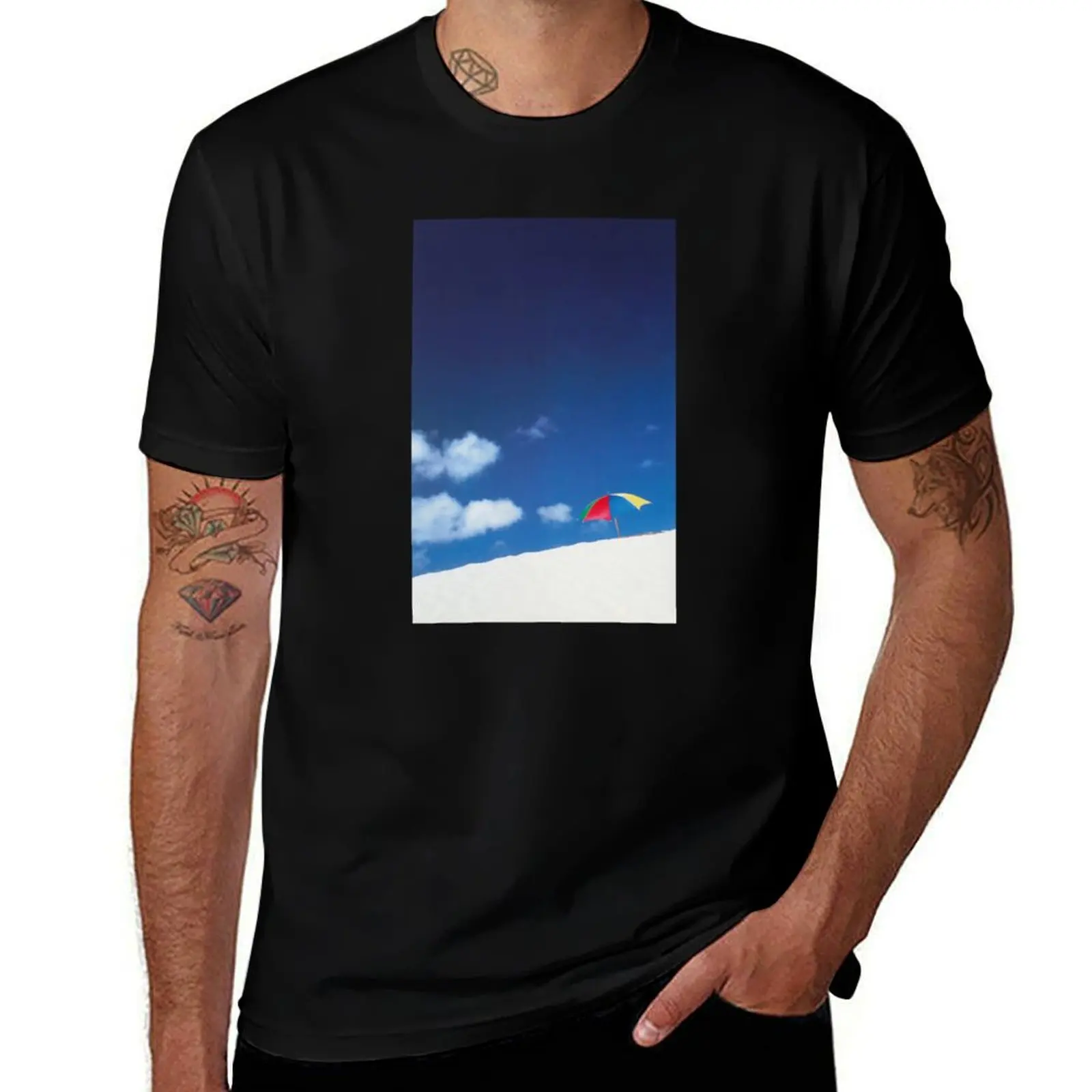 Chris Rea: On The Beach T-Shirt Big and Tall Casual T-Shirt