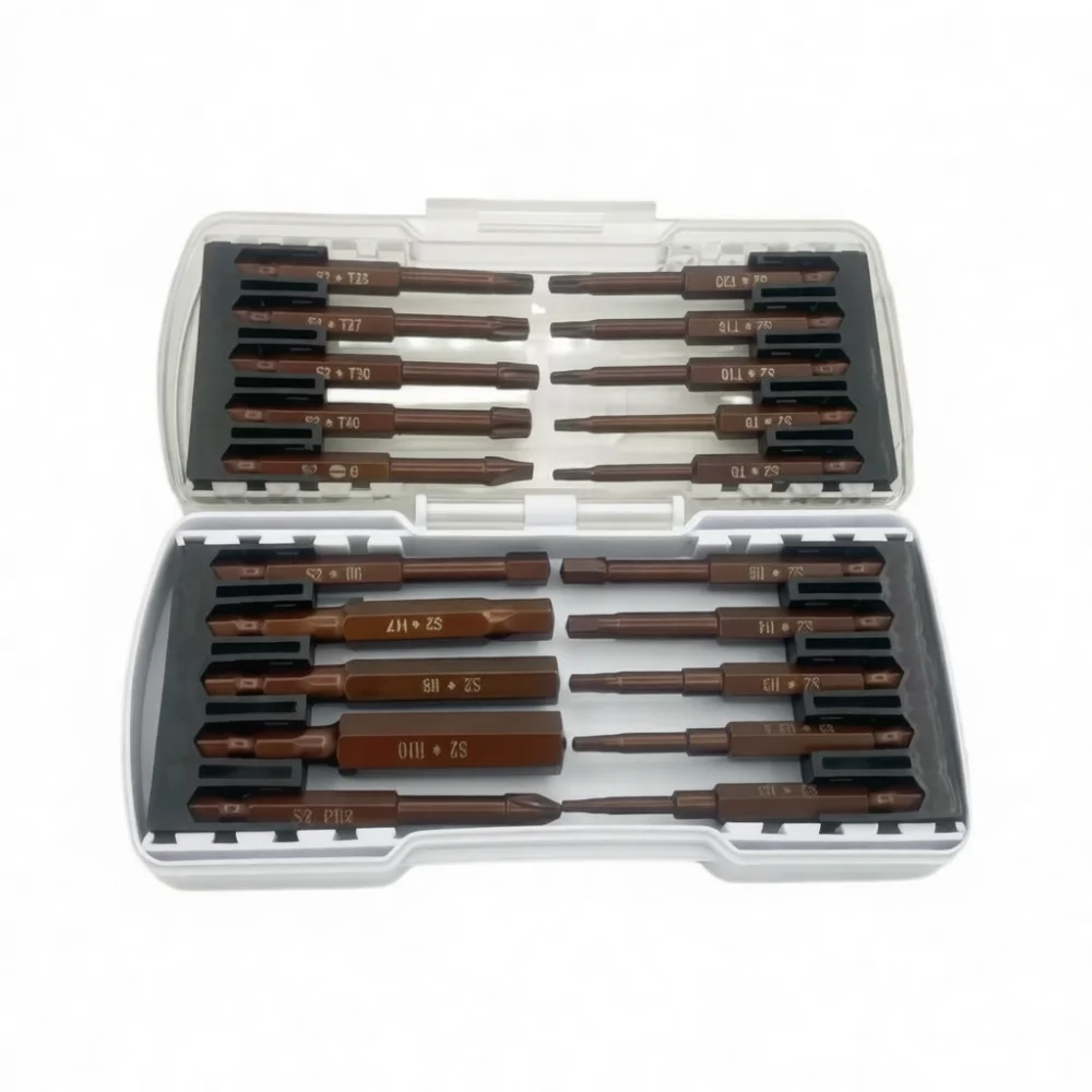 Precision Screwdriver Bit Set Extended Drill Driver Head Magnetic Multi Type Alloy Steel Home Repair Hand Tool Utility