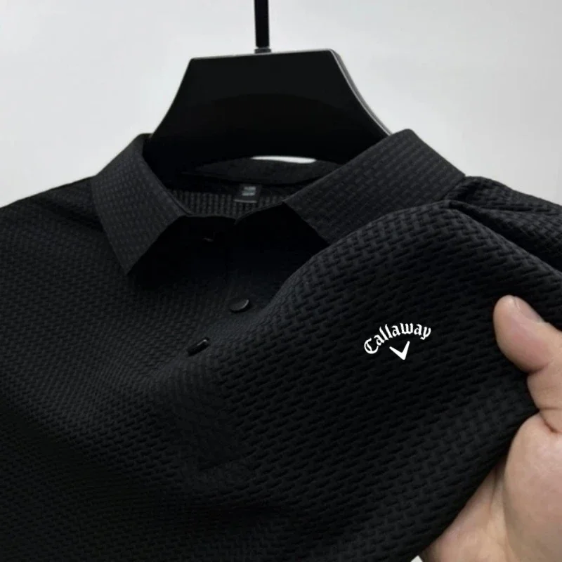 

Men's Summer POLO shirts 2025 summer men's high-quality golf POLO shirts, brand-new fashion, casual and fresh