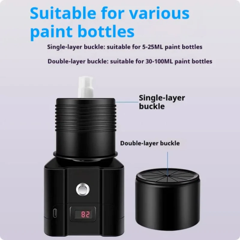 Hands-Free Electric Vibrating Paint Shaker For Tattoo Ink Nail Polish