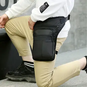 Saszetka biodrowa na motocykl, męska, sportowa, na ramię, torba na ramię, torba biodrowa dla motocyklisty, męska, wielofunkcyjna saszetka biodrowa 10 best sales Torba na nogę wojskowa - №10