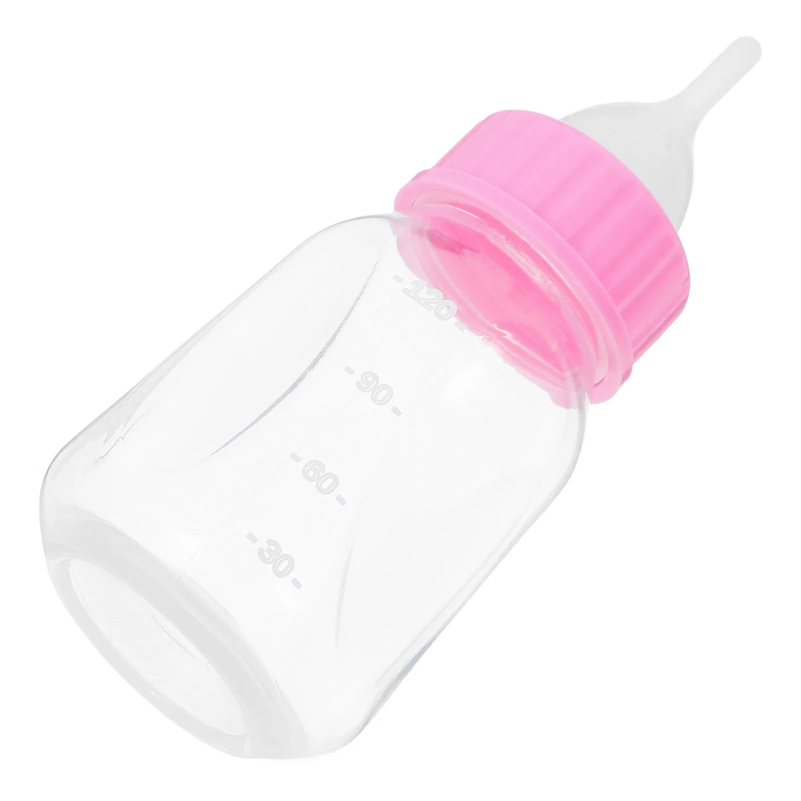 

Pet Bottle 120 ml Silicone Puppy High Transparency Anti-choking Dog Cats Nurser Durable ABS Kitten Bottles Newborn