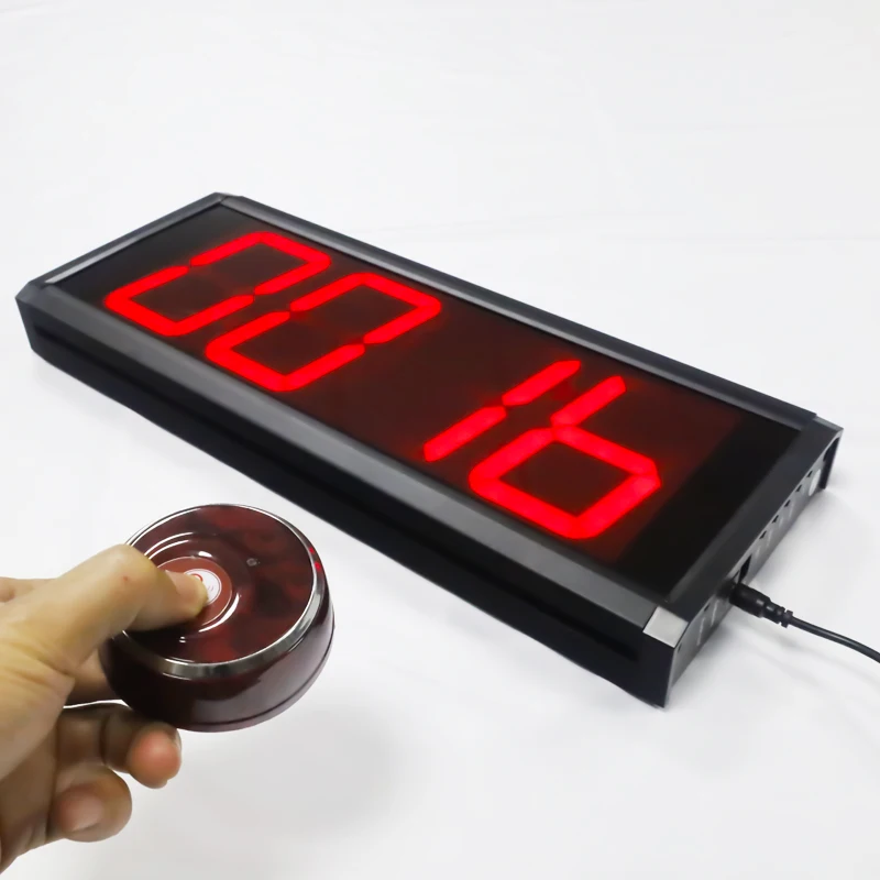 Heißer Verkauf Super Helle Digitale Röhre Display Restaurant Anruf Pager System Mit Glocke
