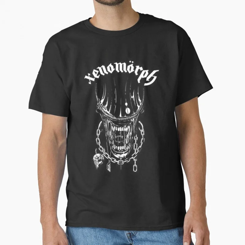 

0731 Xenomorph 80s vintage Horro movie Alien Ellen Ripley Sacry sic fi Space monster Gift T shirt large size Tops S-6XL