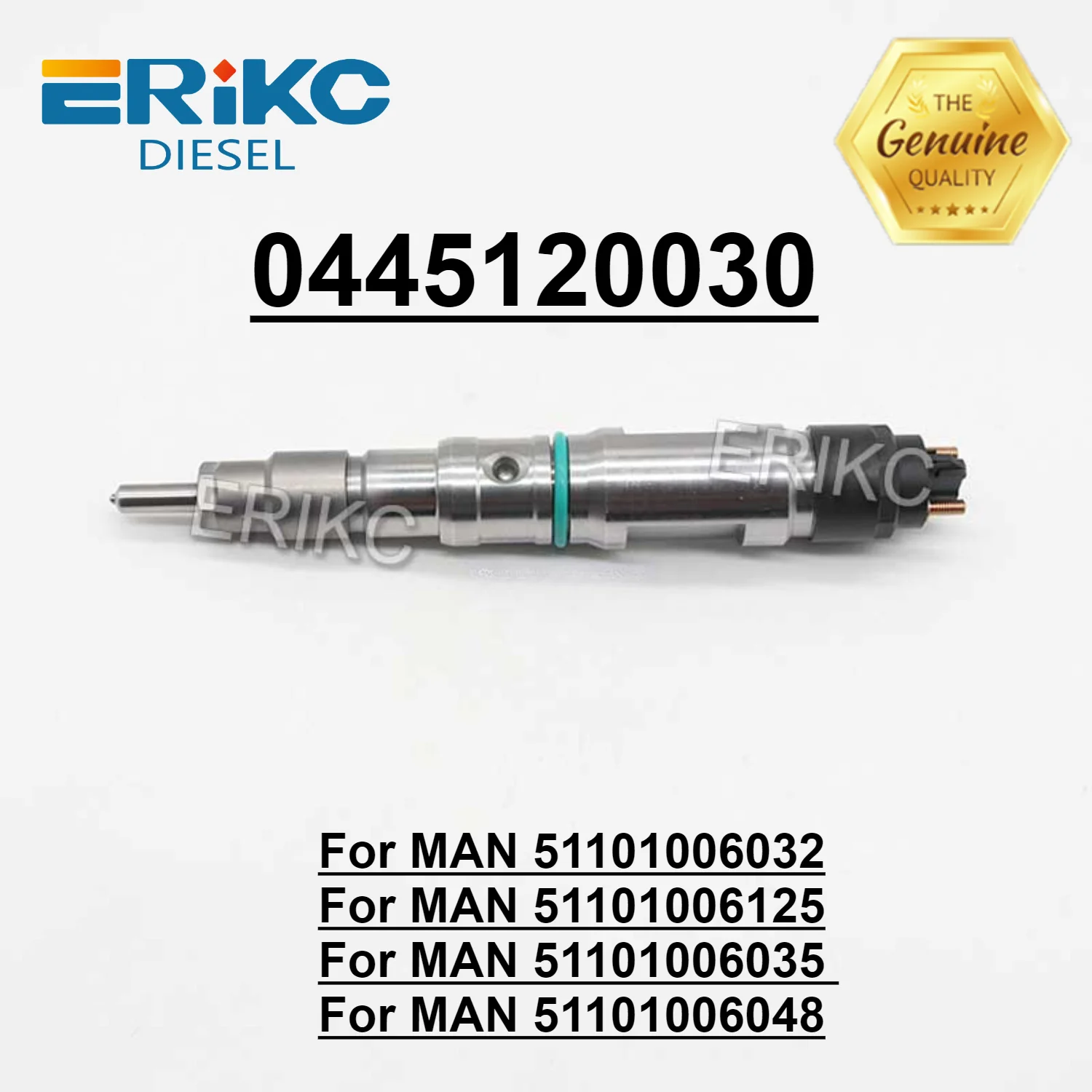 

0445120030 Auto Engine Fuel Injection 0 445 120 030 Common Rail Injector 0445 120 030 for Bosch MAN TGA Injector 51101006032