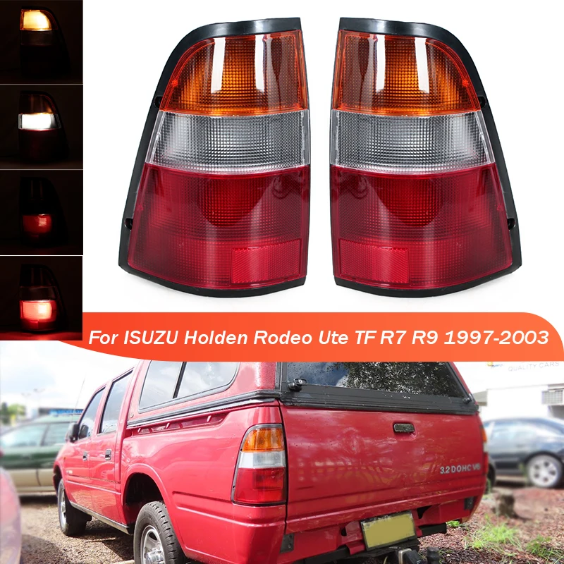 

For Holden Rodeo Ute TF R7 R9 1997-2003 Rear Bumper Tail Light Brake Stop Warning Turn Signal Reflector Lamp Taillamp