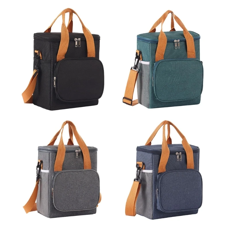 

Comfortable Handle Bag for Meals Large Capacity Insulated Bag Container Box