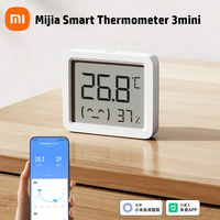 New XIAOMI Mijia Smart Thermometer 3 Mini Electric Thermometer Digital Hygrometer Humidity Meter Long Battery Life Mijia APP