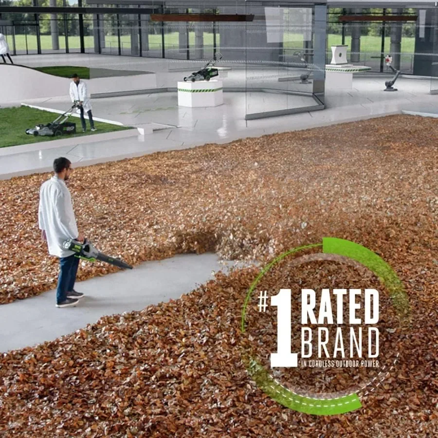 منفاخ أوراق الشجر الكهربائي اللاسلكي 650 CFM يتضمن بطارية وشاحن 56 فولت 5.0 أمبير في الساعة - LB6504 #2