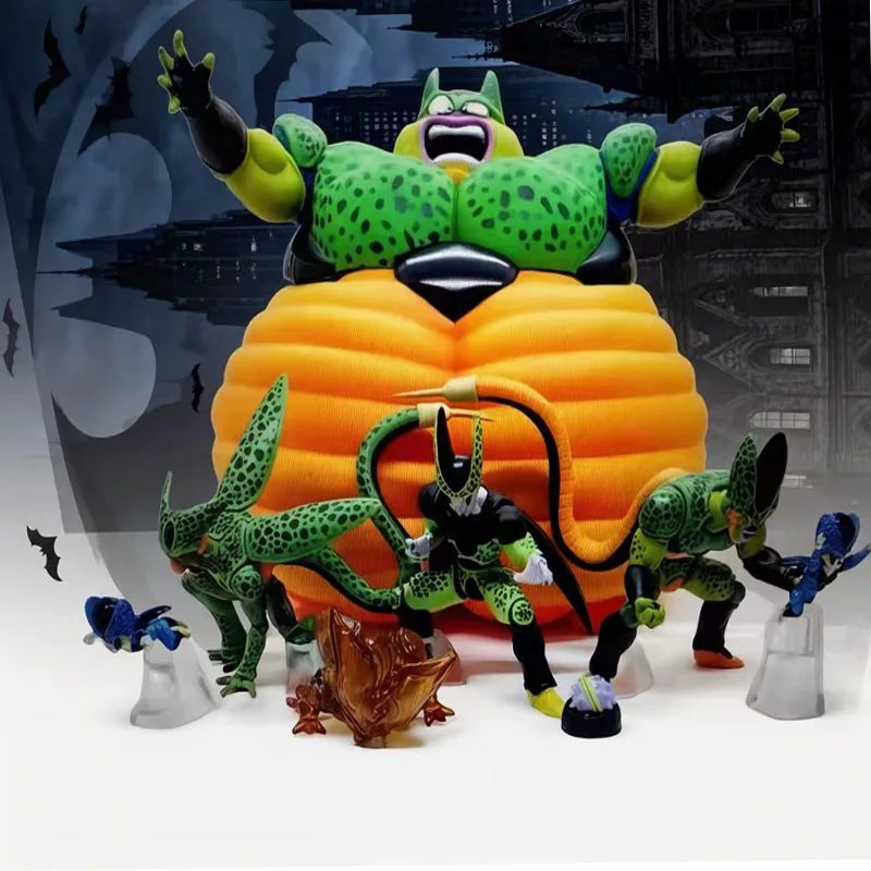 

2026@.7pcs/set Dragon Ball Z Cell Family Figures, Cell PVC Action Figure Collectible Model Toys, Kids Gifts