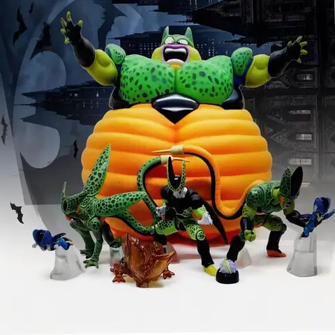 2026@.7pcs/set Dragon Ball Z Cell Family Figures, Cell PVC Action Figure Collectible Model Toys, Kids Gifts