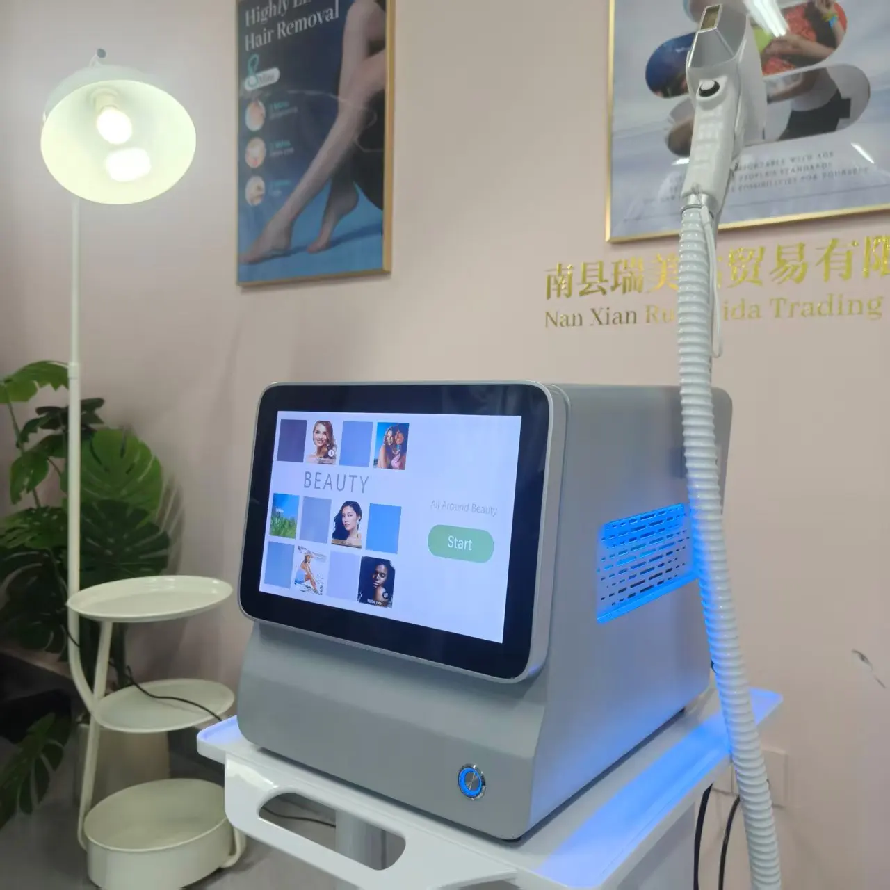 

Горячая распродажа: лазерный эпилятор 4000 Вт Ice Platinum, диодный лазер 755 808 1064 нм для безболезненного удаления волос, аппарат 808 нм