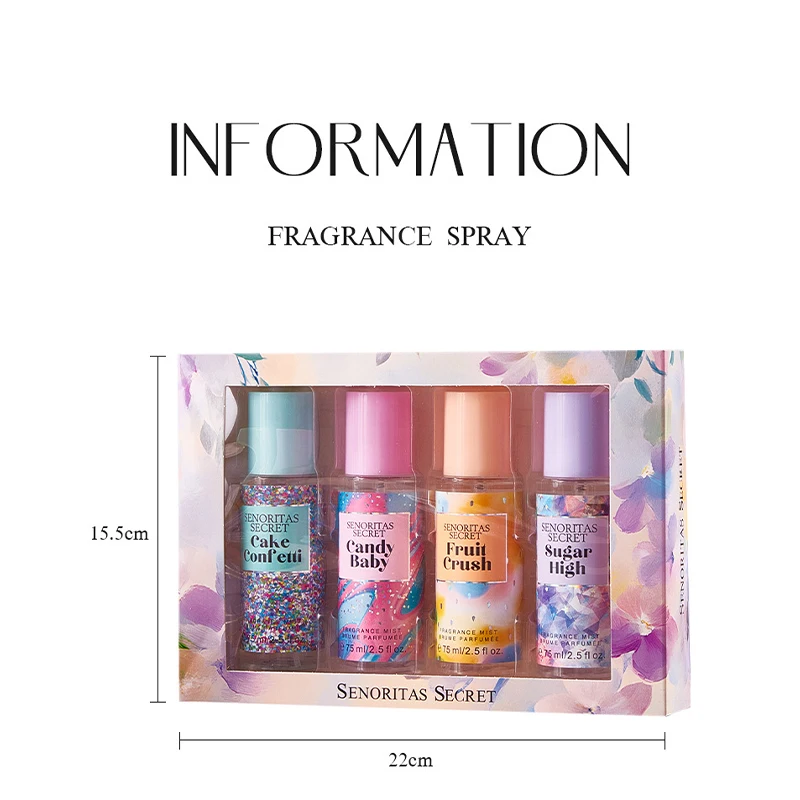 Women's Quicksand Perfume Gift Set Fresh Citrus Light Perfume Unlimited Charm Long-lasting Fragrance Deodorizing Fragrance Spray