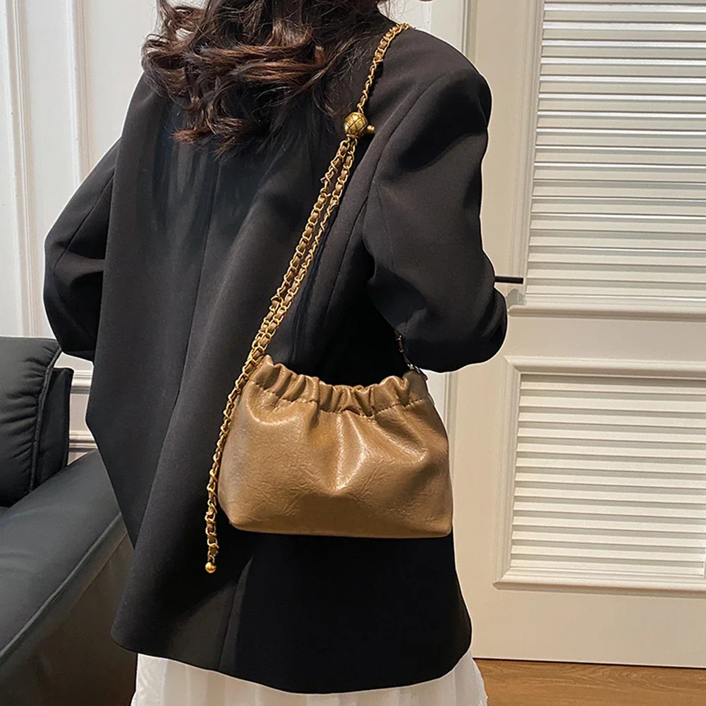 سلسلة نسائية حقيبة كتف متعددة الاستخدامات Crossbody حمل حقيبة عادية مطوي حقائب المتشرد حقيبة حقائب بحمالات فتاة محفظة أنيقة