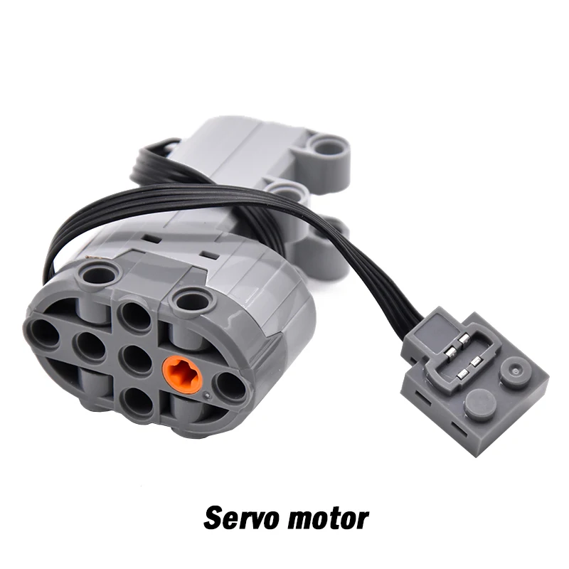 DIY toys High-Tech Power Functions Servo Motor Polarity Switch Light Set  Speed Remote Control Receiver Battery Box view 4