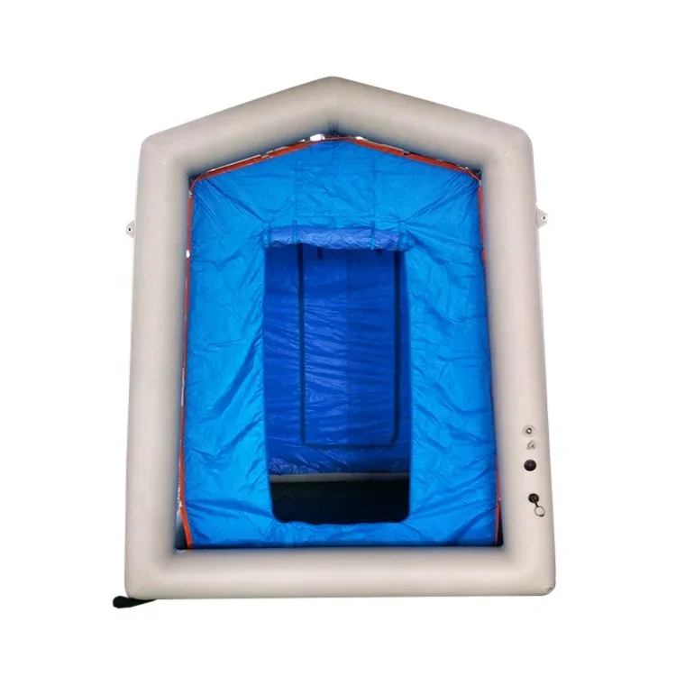 

PVC coated inflatable decontamination tent for firefighting