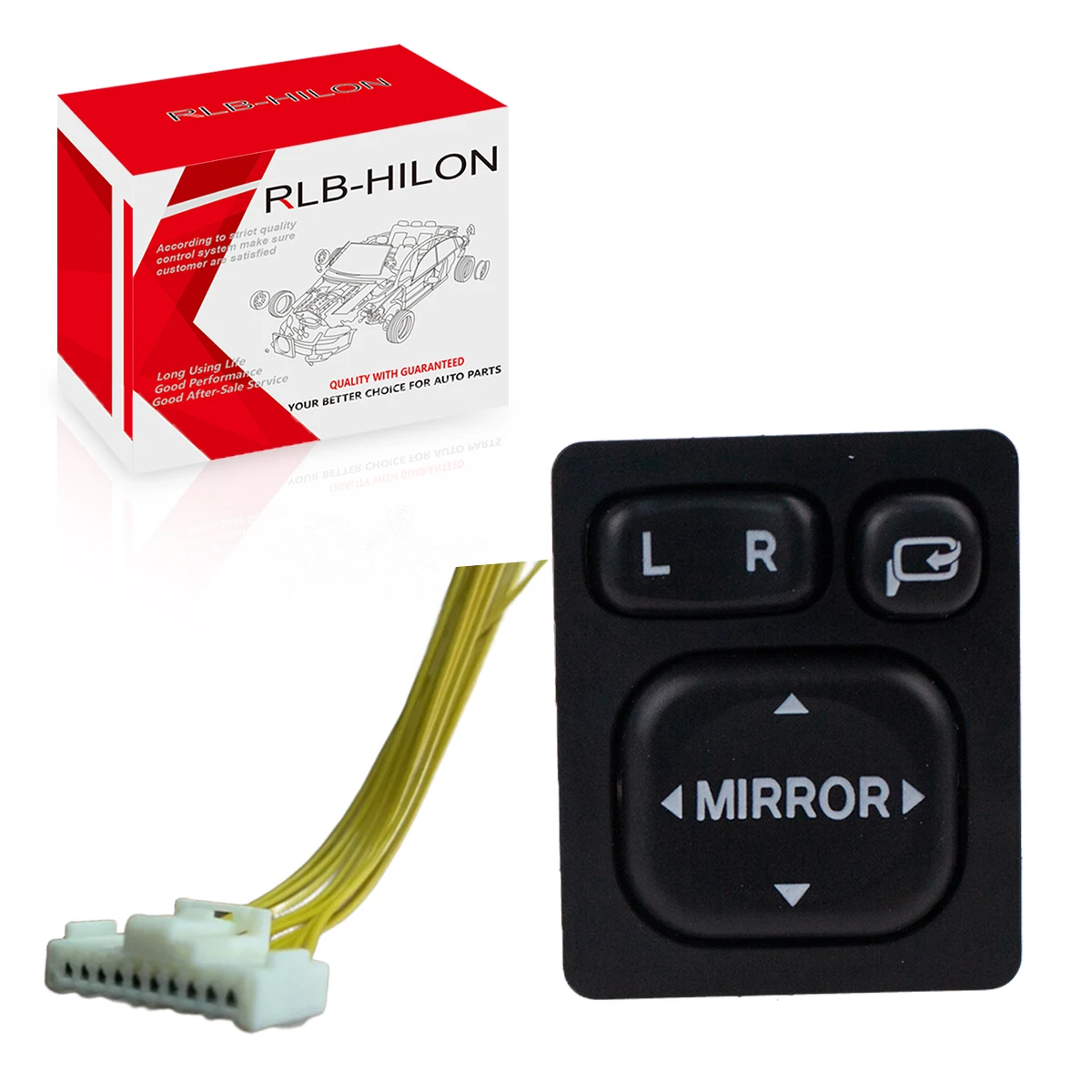 Przycisk przełącznika sterowania elektrycznie składanymi lusterek wstecznych do Toyota Corolla Scion Rav4 Vios Camry 8487252040 84872-52040