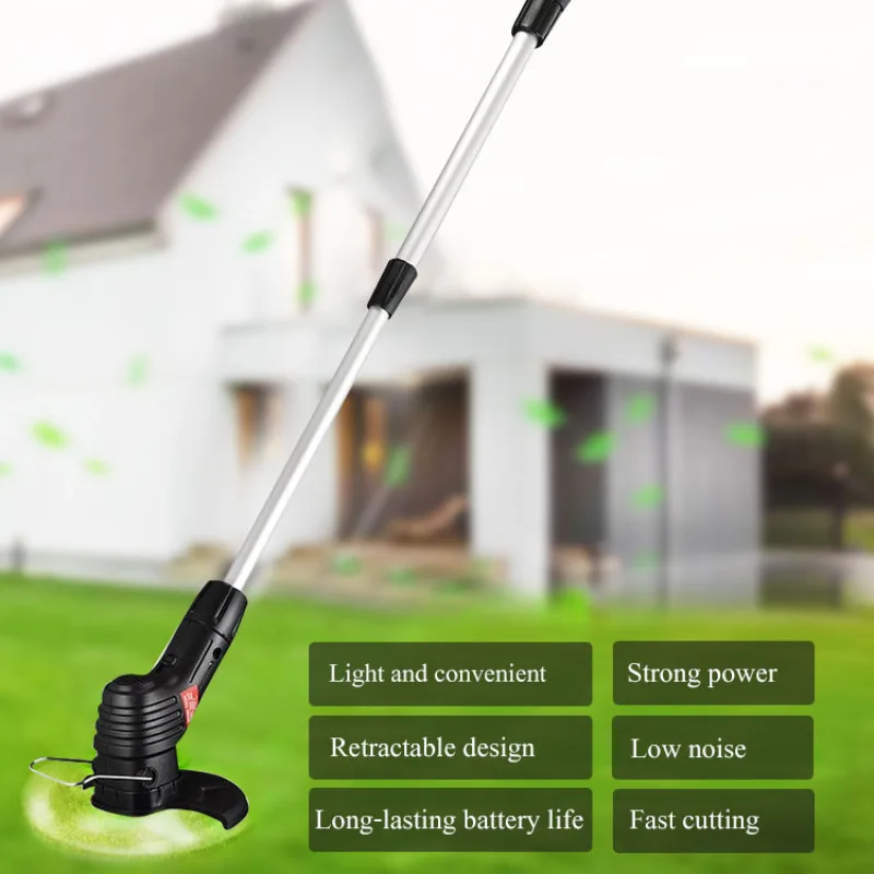 Portable Lawn Mowers Cordless Handheld Weeder Trimming Weed Garden Weed Eater Portable Lawn Mower