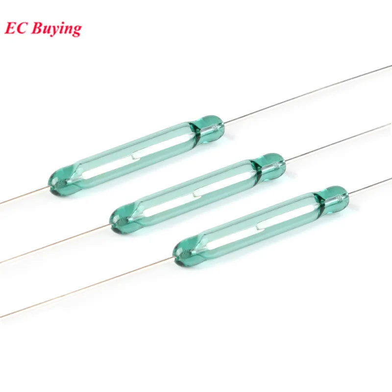 100Pcs/1pc 리드 스위치 센서 4x28mm 평상시 열림 센서 NO 4*28mm 자기 스위치 DIY 전자