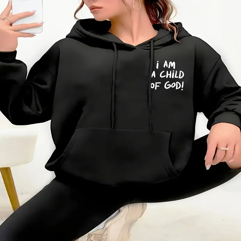 

Женская модная толстовка с принтом в европейском и американском стиле, повседневная удобная толстовка для женщин, осенне-зимняя сезонная одежда