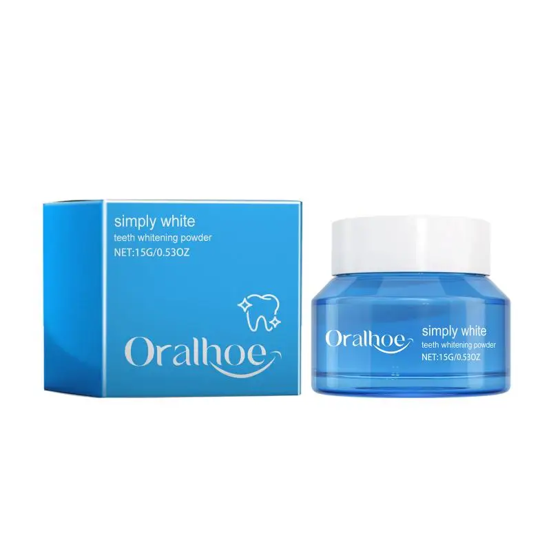 Teeth Brightening Powder Deep Clean Whitening Remove Yellow Stains Eliminate Bad Breath Oral Health Powder