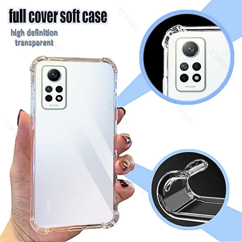 Phone Soft Case for Xiaomi Redmi Note 12 Pro 4G TPU Transparent for Redmi Note12Pro 4g 6.67\