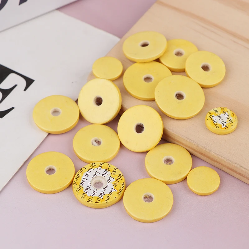 16Pcs/Set Flute Key Pads Yellow Cork Pad Different Sizes Leather Cushion Flute Pads Woodwind Musical Instrument Accessories