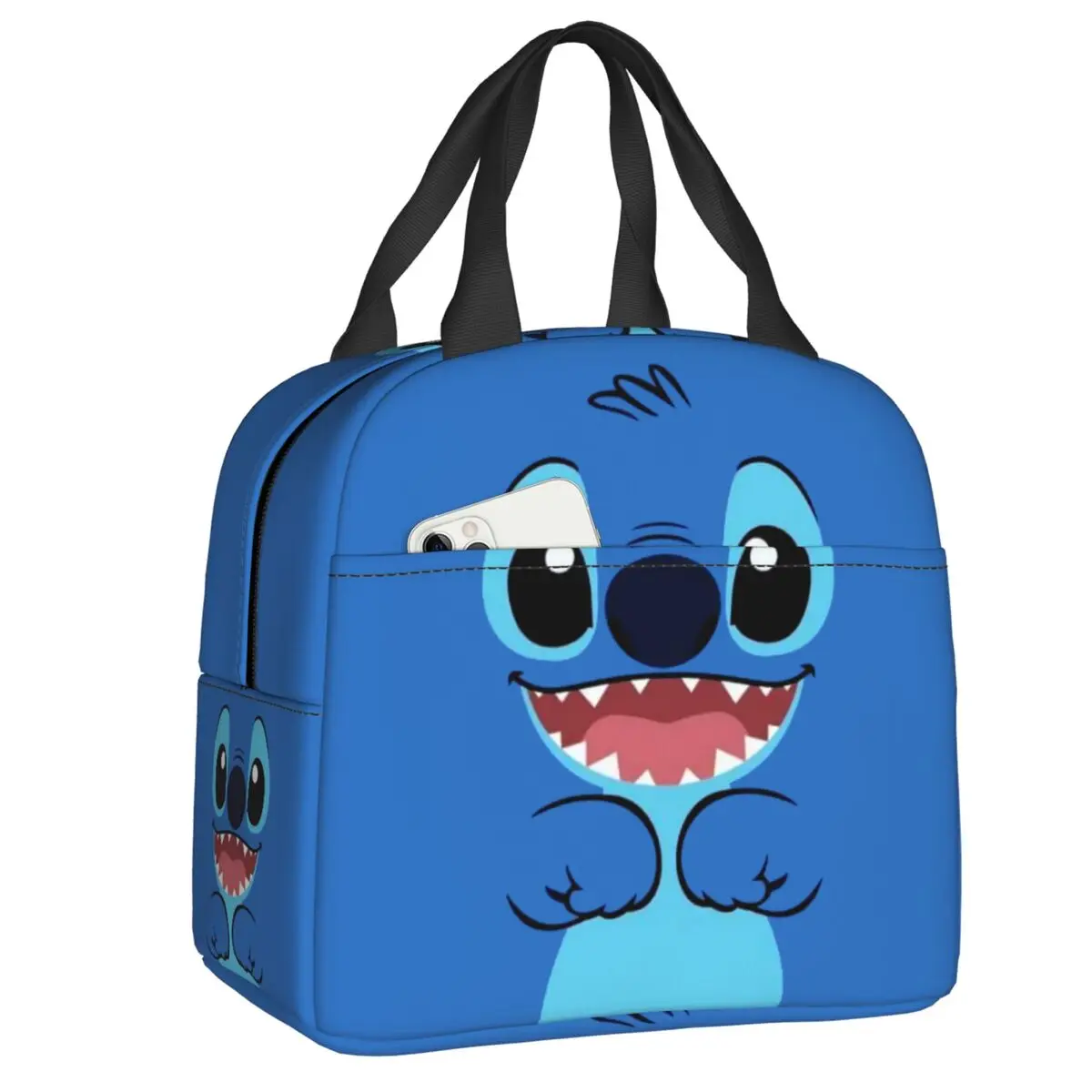 

Custom Stitch Lunch Box for Women Waterproof Cooler Thermal Food Insulated Lunch Bag Office Work Portable Picnic Tote Bags