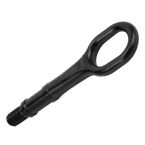 Imagen 1 del producto Gancho de remolque para coche, accesorio de color negro, 1T0, 805, 615 A, resistente, parachoques, anillo de remolque, reemplazo para VW R32 Rabbit Eos CC