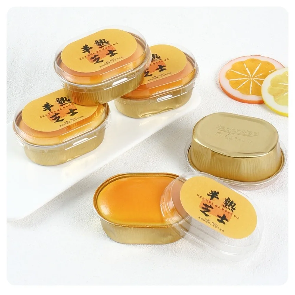 Sensory Fidget Simulated Cheese Bread Squeeze Toy Cheese Bread Shape Portable Stress Relief Toy Soft Rebound Lightweight