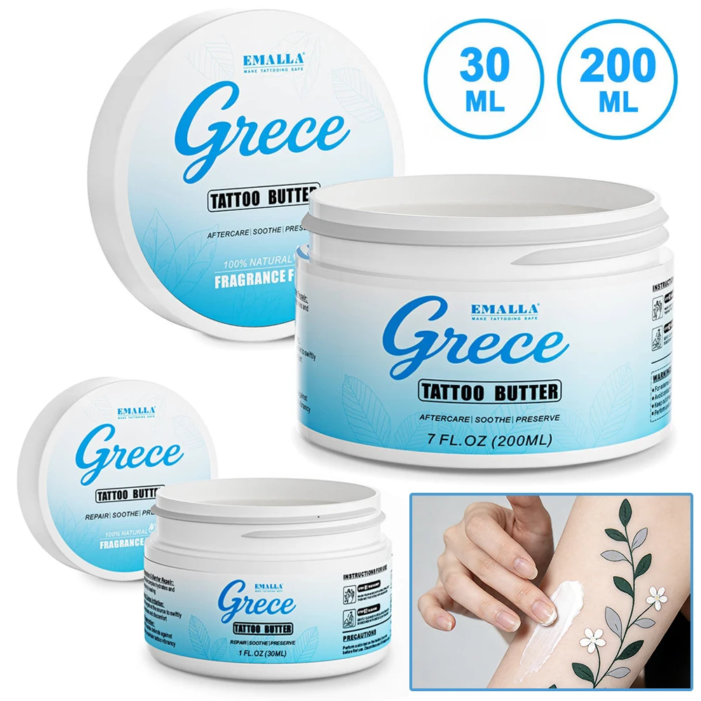 

EMALLA Tattoo Butter Aftercare Cream Tattoo Balm Repair Gel Enhancing Old Tattoos Hydrate New Healing Cream Tattoo Accessories