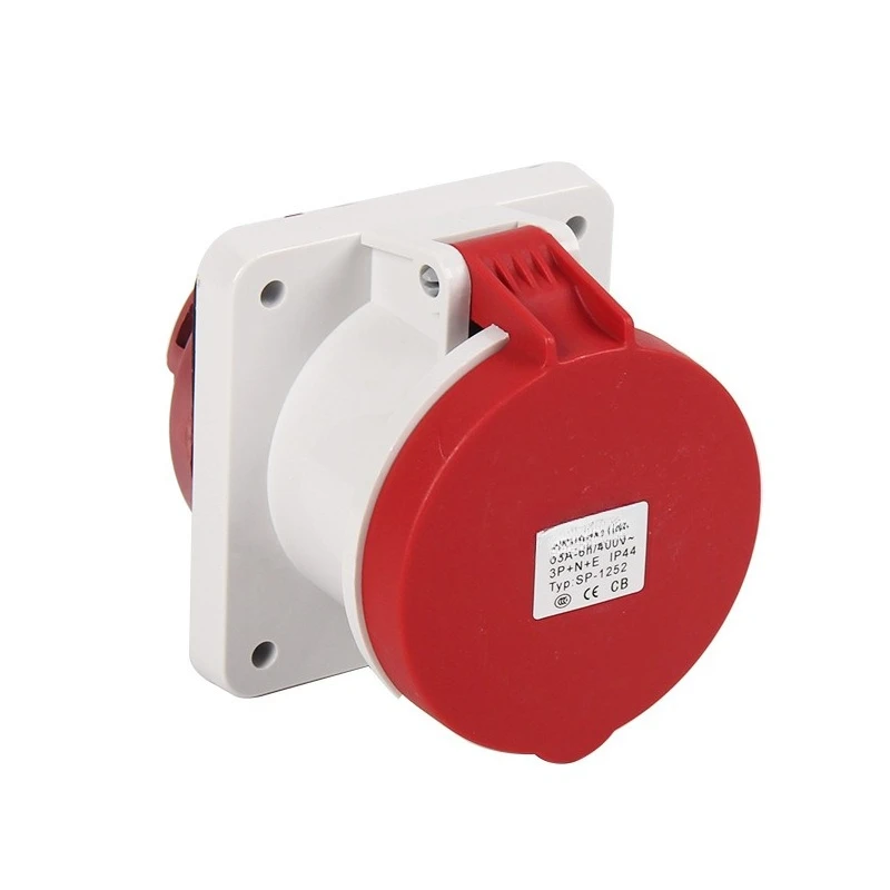 

SP-1252 Industrial Socket 5P63A Waterproof Concealed Straight Socket