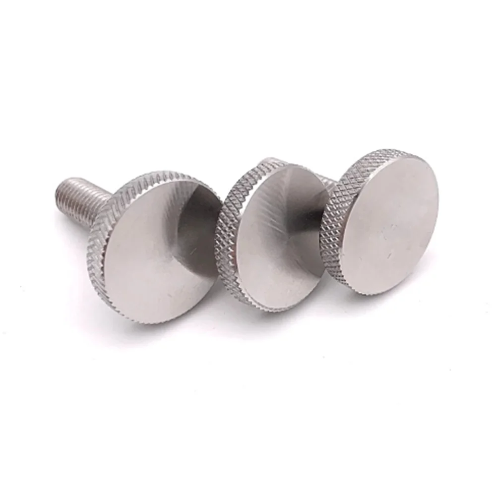 

M8/M10 Knurled Thumb Screws Thick Type With Knurling Manual Adjustment Knukles Tornillos Vis Viti Bolts DIN653 GB835