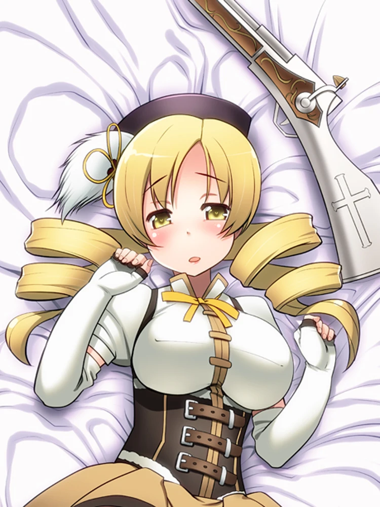 New Pattern Dakimakura Anime Mami Tomoe Double-sided Print Life-size Body Pillow Cover Bedding Gifts