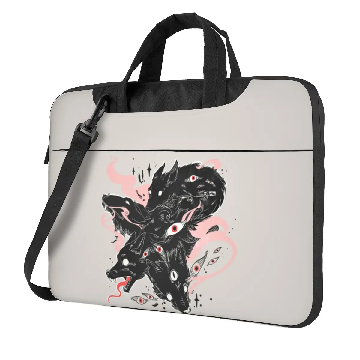 

Дикие волки с множеством глаз, сумка через плечо для ноутбука, сумка для компьютера, устойчивая защитная сумка для ноутбука для Macbook Pro Lenovo