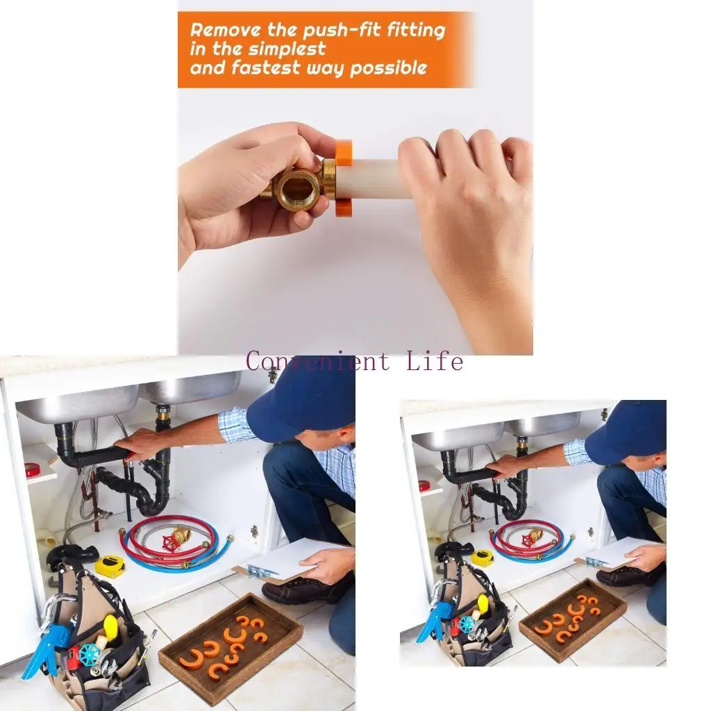 

L1EE Разъединительный зажим, 5 шт. Эргономичный дизайн для соединения труб в диапазоне от 1/4 до 1 дюйма