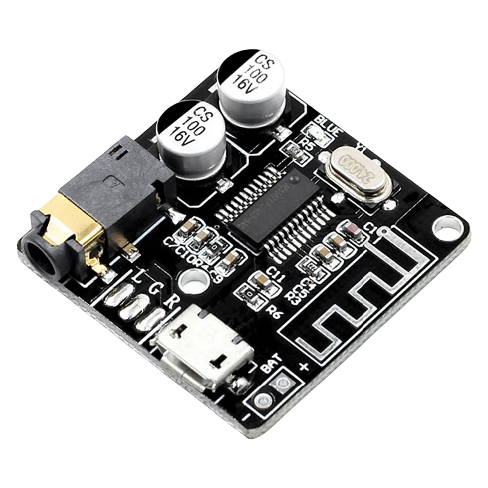 20-1PCS VHM-314 Bluetooth Audio Receiver Board MP3 Lossless Decoder Board 3.7-5V Bluetooth 4.1/5.0 Wireless Stereo Music Module