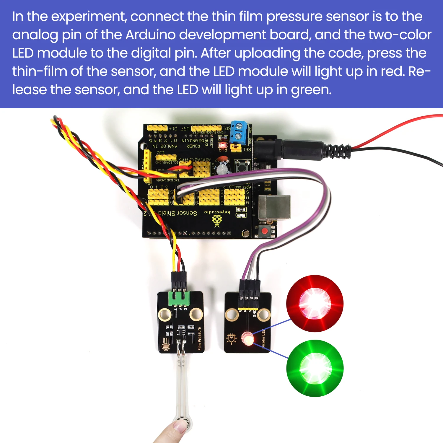 وحدة LED ثنائية اللون باللونين الأحمر والأخضر (الأنود المشترك) لمشاريع Arduino DIY المتوافقة مع كتل Lego DIY المكونات الإلكترونية