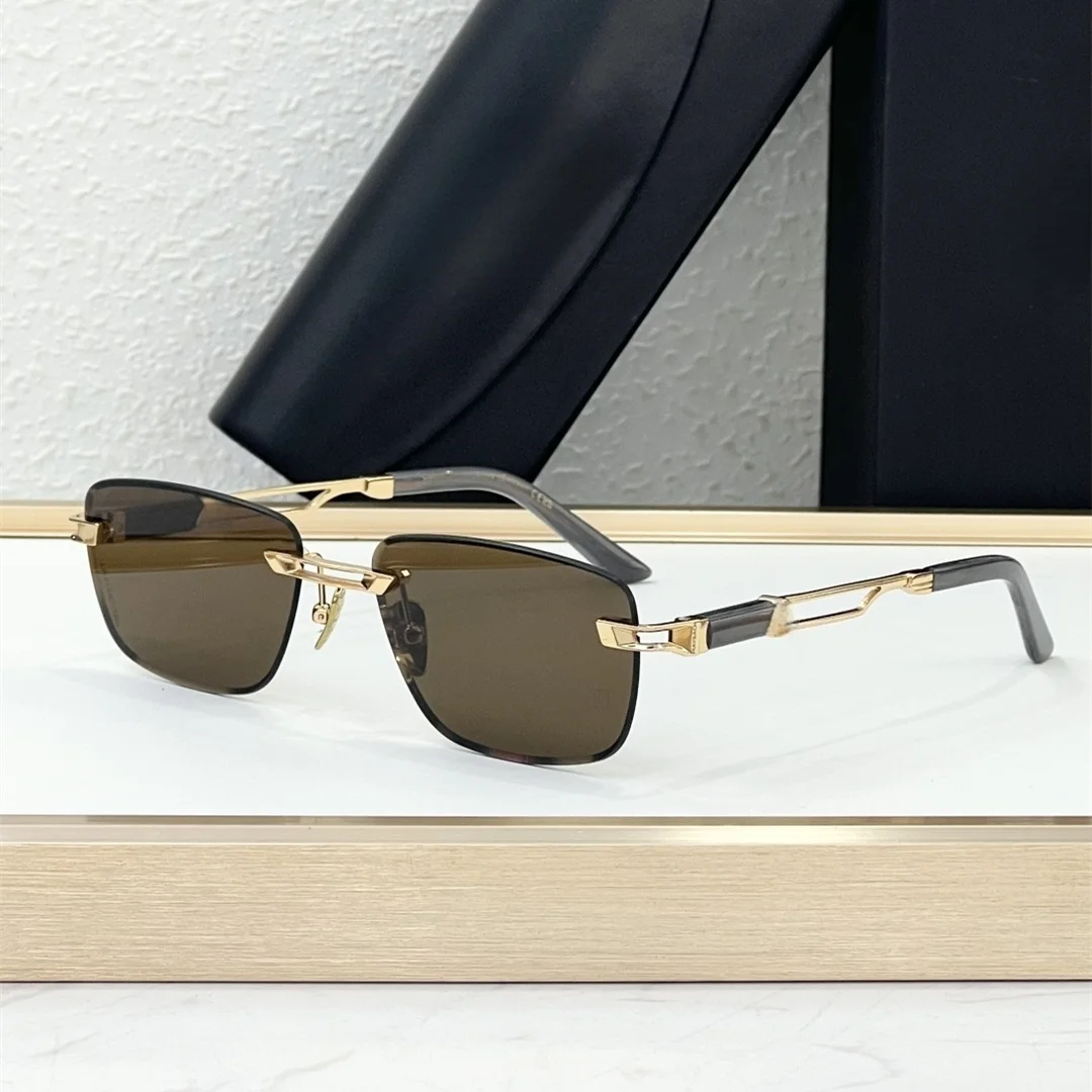 

2025 Ladies Rimless Sunglasses Women Fashion Rectangle Famous Sun Glasses Male uv400 Eyewear Z119 lentes de sol mujer