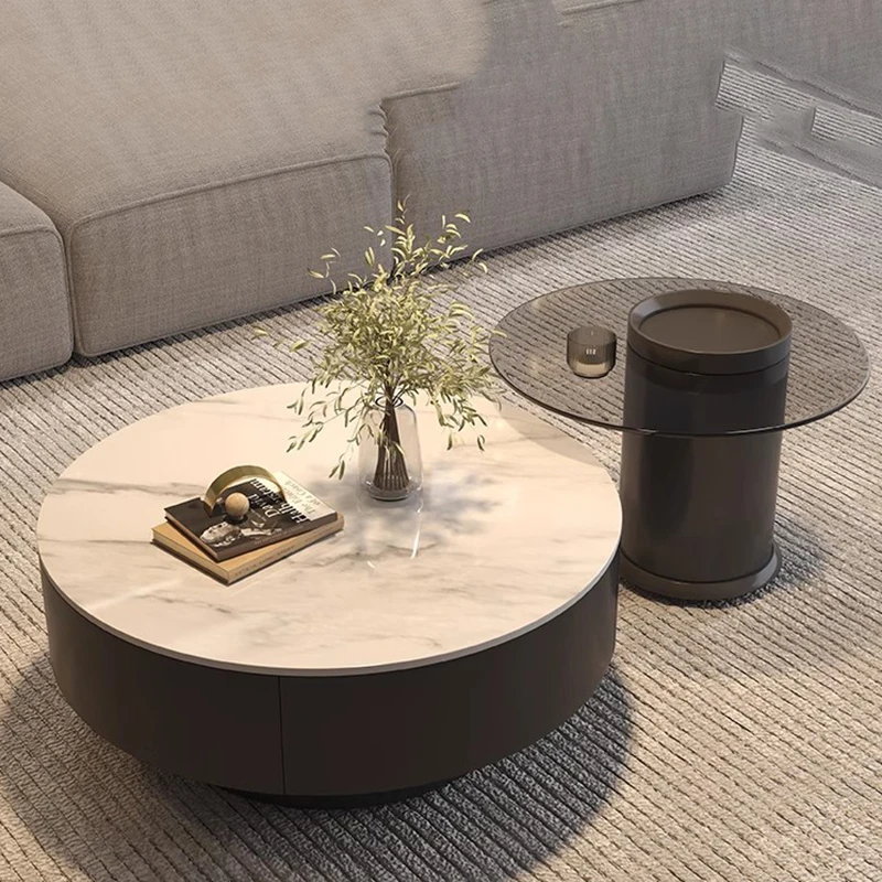 hh-Unique Aesthetic Minimalist Side Table Space Saving Coffee Tables Creative Couchtisch Wohnzimmer Living Room Furniture*