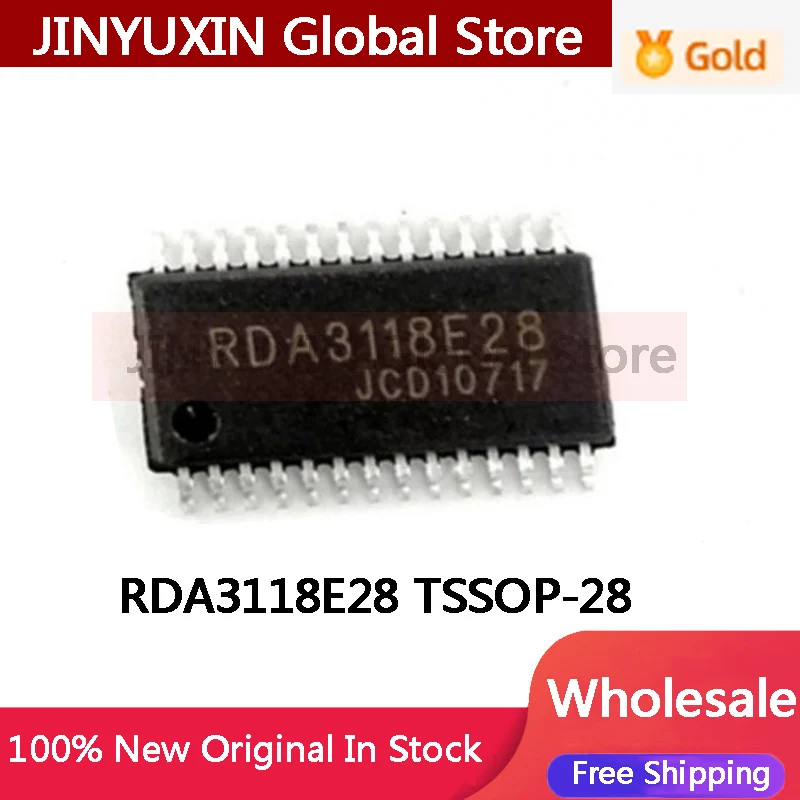 5-20Pcs RDA3118 RDA3118E28 Sound Block Chip TSSOP-28 IC In Stock Wholesale