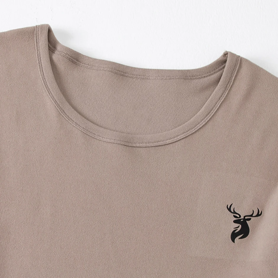 1/2/4-teiliges Set aus lässigen warmen Unterwäsche-Set für Herren und Teenager im Herbst/Winter, bequemes Sport-Langarmshirt mit dicker Basis – Detail 40