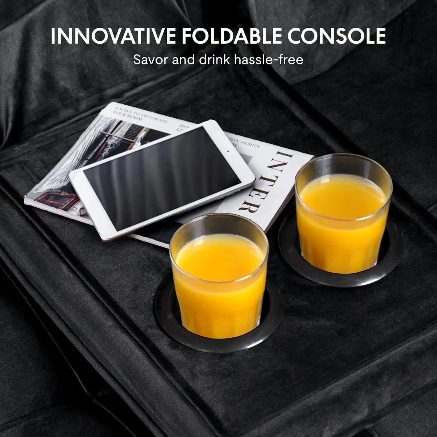 أريكة سرير فوتون مع منفذ شحن USB وType-C، أريكة نوم قابلة للتحويل مع مسند ظهر قابل للتعديل، مقعد Loveseat قابل للطي لـ Sm #4